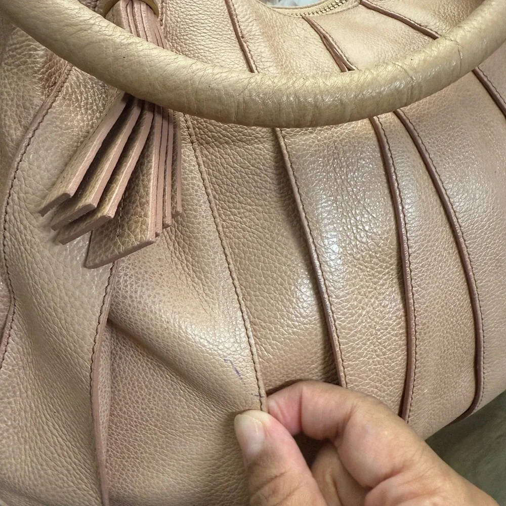 Brahmin Tan Hobo Bag